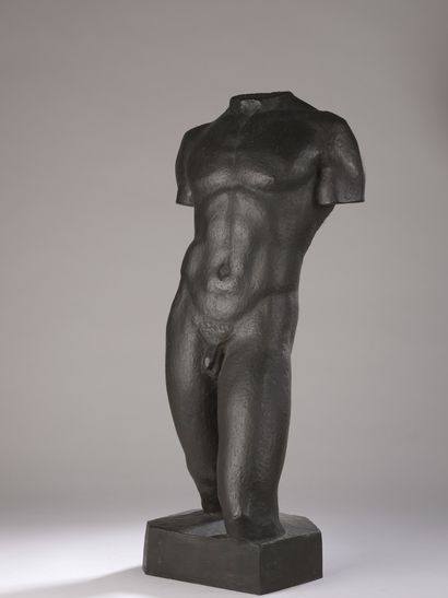 null Robert WLÉRICK (1882-1944)


Zeus, torso, 1937


Bronze proof numbered 4/10.


Sand...