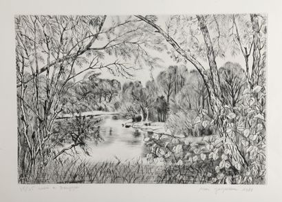 null André JACQUEMIN (1904-1992)


Lot of eight engravings : Landscapes and portraits


Each...
