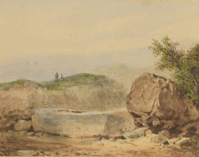 null Eugène CICERI (1813-1890)


Landscapes with rocks


Pair of watercolors one...