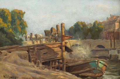 null Henri CHARRY (1878-1962)


Le Pont-Marie à Paris


Huile sur panneau.


Signée...