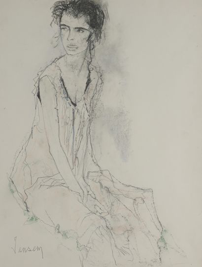 null Jean JANSEM (1920-2013)


Florence seated, ca. 1993


Graphite and pastel on...