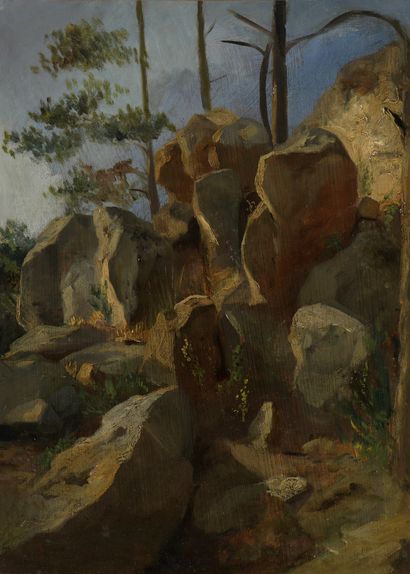 Paul COULON (1830-1897)


The Rocks of Fontainebleau


Oil...