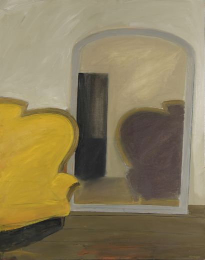 null Patrick DEVREUX (born in 1949)


The door in the mirror, 2006


Oil on canvas.


Signed...