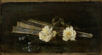 null Auguste VIMAR (1851-1916)


Still Life with Fan and Carnations


Oil on cardboard....
