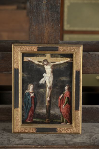 null École FRANCAISE vers 1640


La Crucifixion


Cuivre.


21 x 15,5 cm