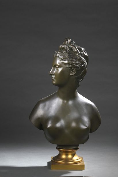 null Charles GAUTHIER (1831-1891)


Buste de Diane


Bronze à patine brun foncé....