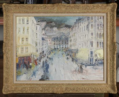 null Jean FUSARO (né en 1925)


La gare Saint-Paul à Lyon


Huile sur toile.


Signée...