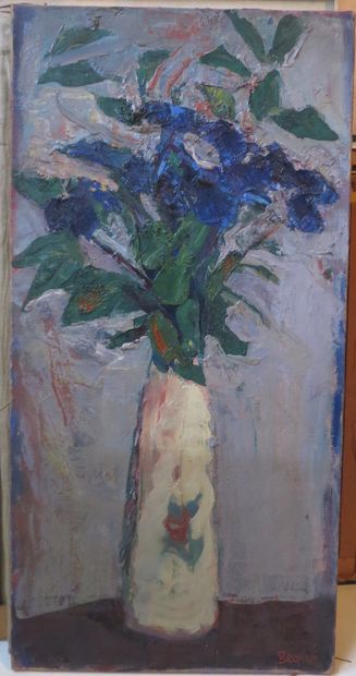 null André BEAUCÉ (1911-1974)


Vase de fleurs


Huile sur toile.


Signée en bas...