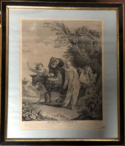 null Lot of engravings including :


- After Nicolas de POILLY (Paris, 1626 - 1686)...
