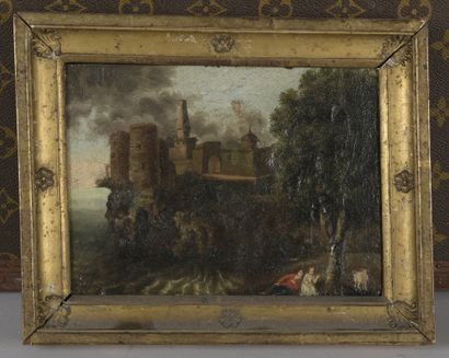 null French school of the 18th century


Landscapes with castle


Two oil on canvas....