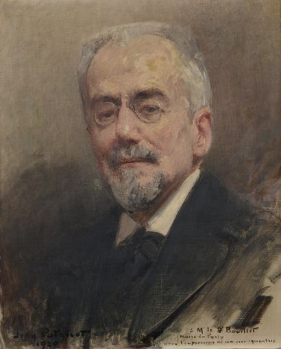 null Jean PATRICOT (1865-1928)


Portrait of the Mayor of Passy, 1920


Oil on canvas.


Signed...