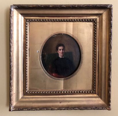 null French school of the 19th century


Portrait of a woman


Oil on panel of oval...