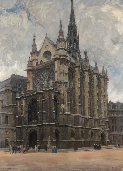 null Jean Louis LEFORT (1875-1954)


La Sainte Chapelle 


Huile sur toile.


Signée...
