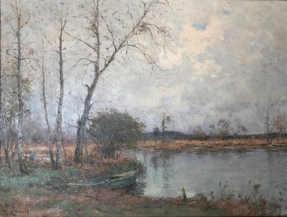 null Jean Eugène Julien MASSÉ (1856-1950)


Bord d’étang, 1927


Huile sur toile.


Signée...