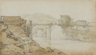 null French school of the XIXth century


View of the bridge of Gorizia on Lysonzo...