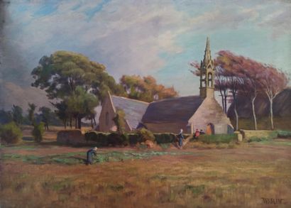 null Charles WISLIN (1852-1932)


View of the chapel of the Three Marys of Tremorvezen,...