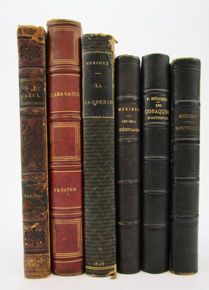 null Mérimée, Prosper. - Set of 6 works, 4 of which are first editions. 1/ - Theatre...