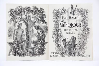 null Henriot, Émile - Decaris. - Mythology of the Ancient Greeks and Romans. Paris,...