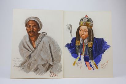  Iacovleff, Alexandre - Drawings and paintings of Asia. Executed during the Citroën...