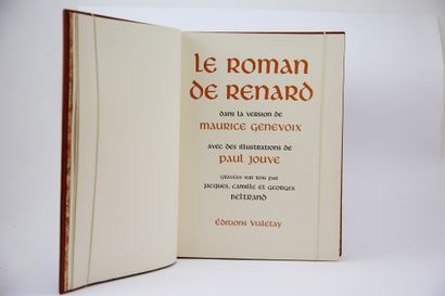 null Genevoix, Maurice - Jouve, Paul. - Le Roman de Renard in Maurice Genevoix's...