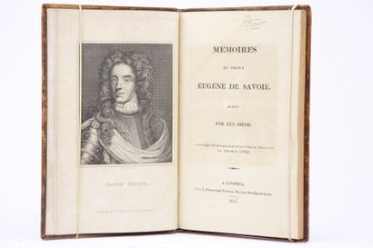 null Eugène de Savoie. Mémoires du prince Eugène de Savoie écrits par lui-même. Londres,...