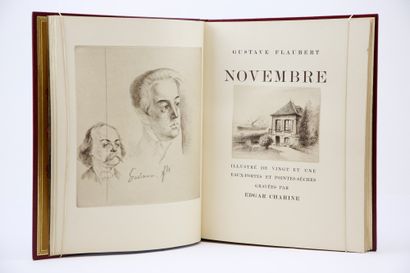 null Flaubert, Gustave - Chahine, Edgar - November. Paris, Devambez, 1928. Large...