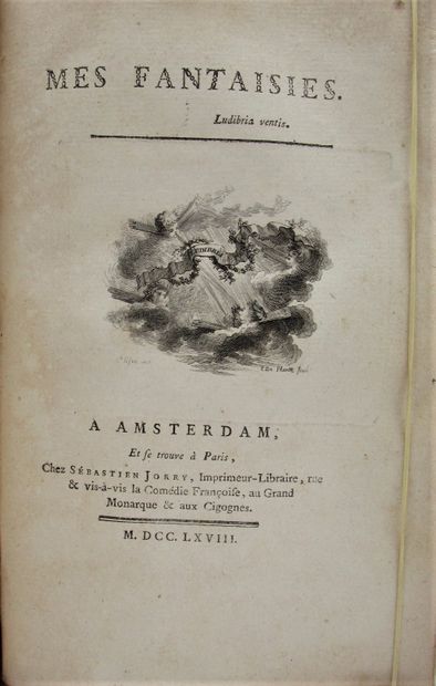null Dorat, Claude-Joseph]. - Mes Fantaisies. Amsterdam and Paris, Sébastien Jorry,...