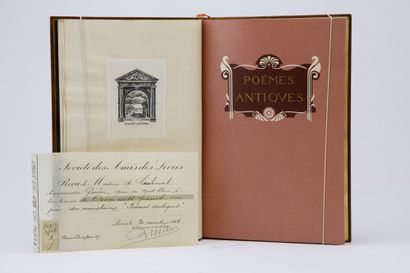 null Leconte de Lisle - Ray Maurice - Poèmes antiques. Paris, Société des Amis des...