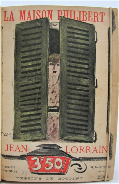 null Lorrain, Jean. - La maison Philibert. Paris, librairie Universelle, 1904. In-8,...