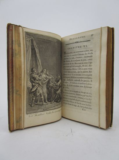 null Marmontel. - Bélisaire. Paris, Merlin, 1767. In-12 bound in full contemporary...