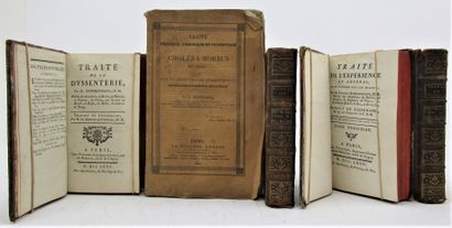 Collection of 3 medical works. 
1/ - Bouillaud,...