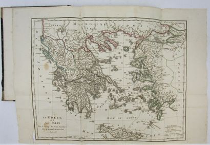 null Abbé Jean-Jacques Barthélemy, Barbié du Bocage]. - Collection of maps, plans,...