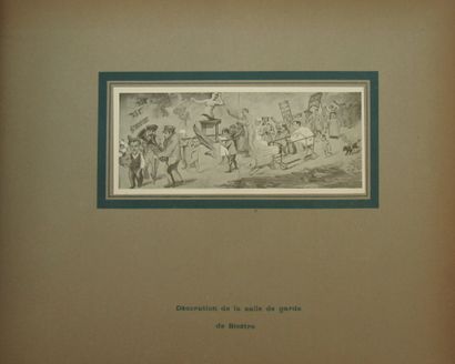 null Album of the internship of the hospitals of Paris for 1913. Société des eaux...