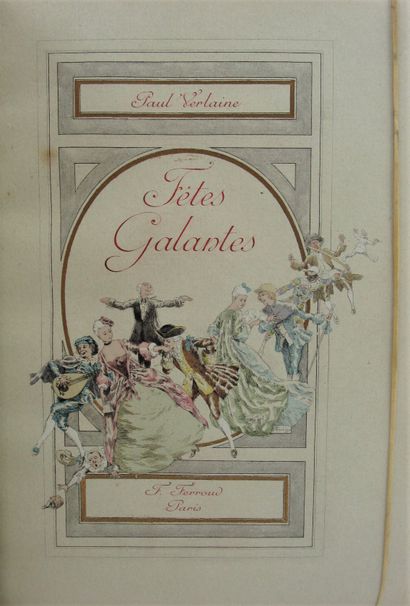 null Verlaine, Paul - Lebègue, Léon. - les Fêtes galantes. Paris, Librairie des Amateurs,...