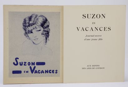 null [Courbouleix, Léon]. - Suzon en vacances. Journal secret d'une jeune fille....