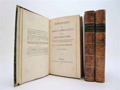 Chateaubriand, François-René de. - Itinerary...