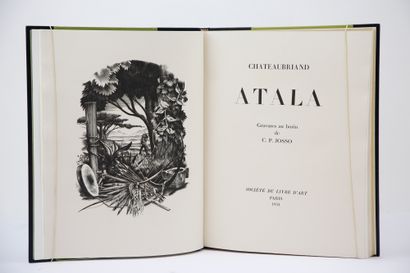 null Chateaubriand - C.P. Josso.- Atala. Paris, Société du Livre d'Art, 1953. Grand...