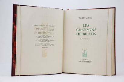 null Louÿs, Pierre - Hadji-Minache, G.- Les Chansons de Bilitis. Traduit du grec....