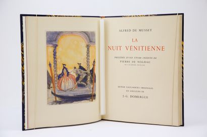 null Musset, Afred de - Domergue, J.-G. - The Venetian Night. Preceded by an unpublished...