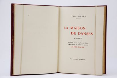null Reboux, Paul - Lobel-Riche - La Maison de danses. S.l., on behalf of the authors,...
