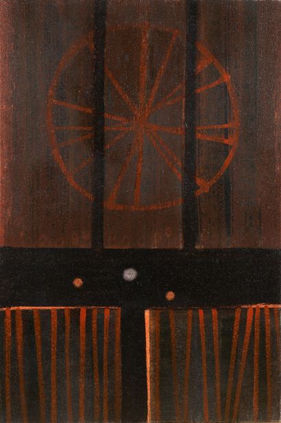 LeopoldoTORRES AGÜERO (1924-1995) Untitled, 1966 
Acrylic on canvas. 
Signed, dated...
