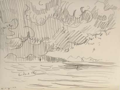 null Paul SIGNAC (Paris 1863-1935)


View of the Seaside


Black pencil.


20 x 26...