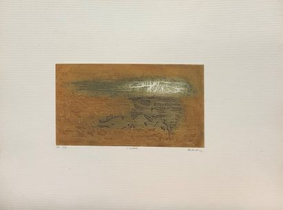 null Abdallah BENANTEUR (1931-2017)


THE STOP


Engraving, signed lower right, titled...