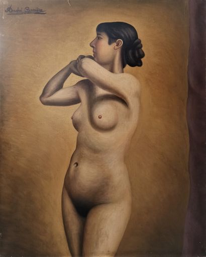 null André CARRIERE (XX)


Standing Nude


Oil on canvas.


Signed upper left.


100...