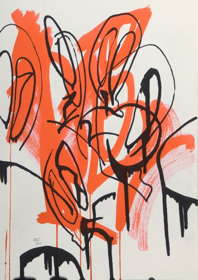 RCF1 (1968) 
Untitled 
Marker on paper 
Signed...