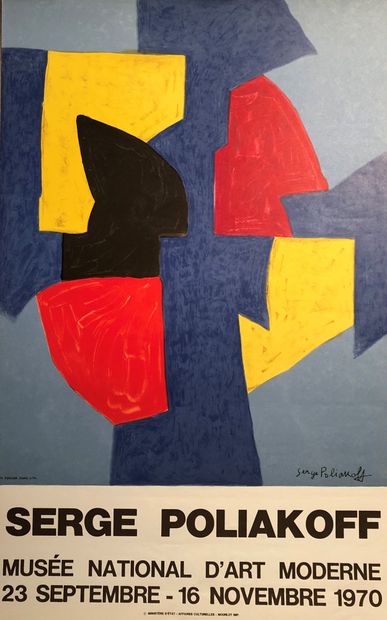 null After Serge POLIAKOFF (1900-1969)


Two exhibition posters, Musée National d'Art...