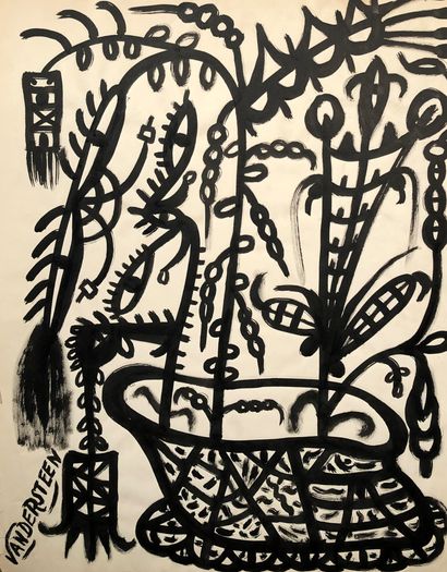 null Germain VANDERSTEEN (1897 -1985)


Two drawings : still life


Black ink on...