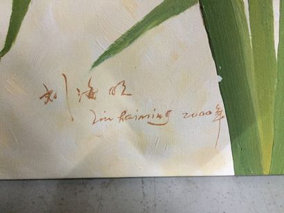null Haiming LIU (1954)


Portrait de Xiao Fang


Acrylique sur toile, signée et...