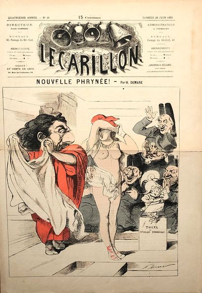 null Lot comprenant :


- BAC, Femmes de théâtre, album couleurs, 1896


- Le Pêle-Mêle,...