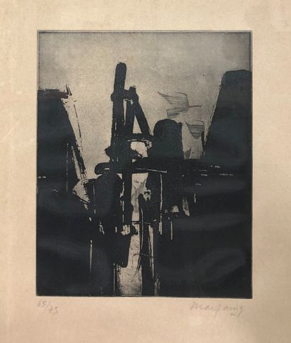 null André MARFAING (1925-1987)


Untitled


Engraving, signed lower right and numbered...